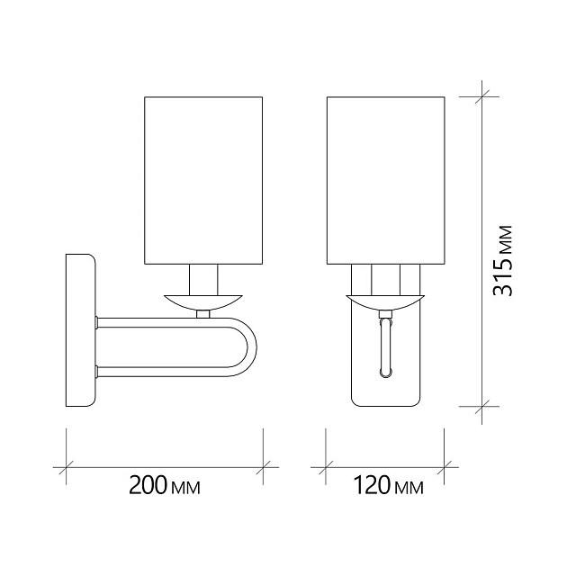 Бра Escada Eclipse 10166/1A Brass изображение 2 Бра Escada Eclipse 10166/1A Brass Фото № 2