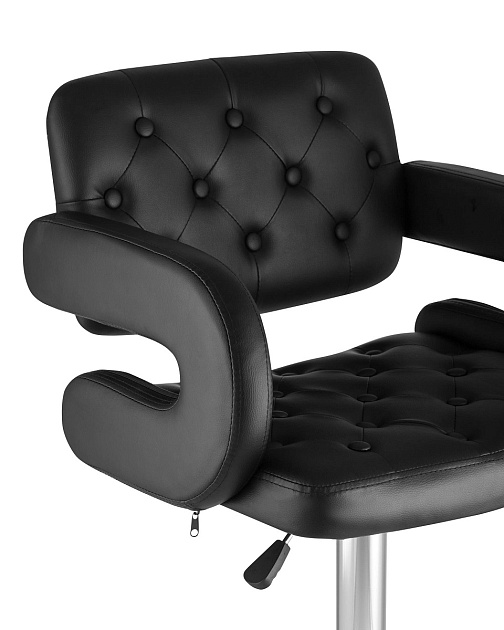 Барный стул Stool Group Бентли черный BC-V001 black изображение 4 Барный стул Stool Group Бентли черный BC-V001 black Фото № 4