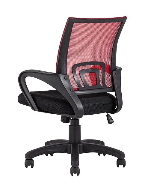 Офисное кресло TopChairs Simple красное D-515 red изображение 5 Офисное кресло TopChairs Simple красное D-515 red Фото № 5
