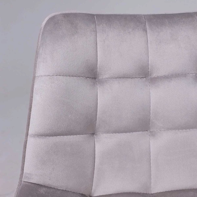 Поворотное кресло AksHome Carolyn велюр, серый 91957 Фото № 13