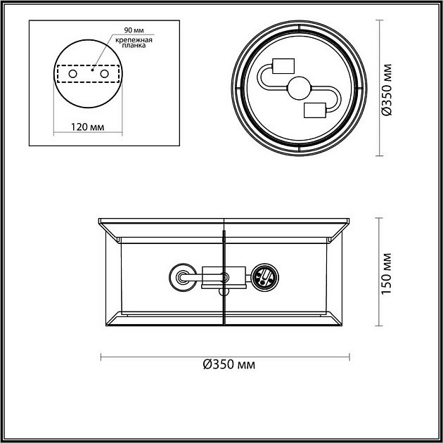 Уличный светильник Odeon Light Nature Mavret 4961/2C изображение 6 Уличный светильник Odeon Light Nature Mavret 4961/2C Фото № 6