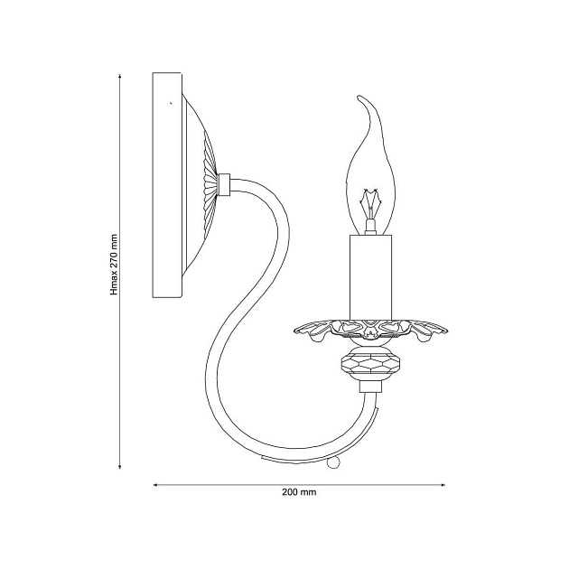 Бра Lucia Tucci Salerno W138.1 изображение 2 Бра Lucia Tucci Salerno W138.1 Фото № 2