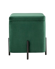 Пуф Stool Group Грейс велюр квадрат зелёный vd-grays-kv-b19 1