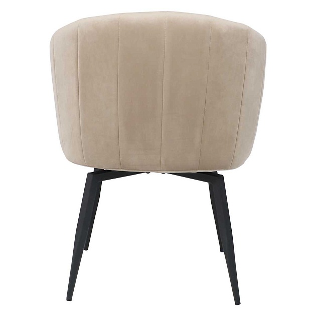 Поворотное кресло AksHome Melon бежевый велюр/черный 102945 изображение 11 Поворотное кресло AksHome Melon бежевый велюр/черный 102945 Фото № 11