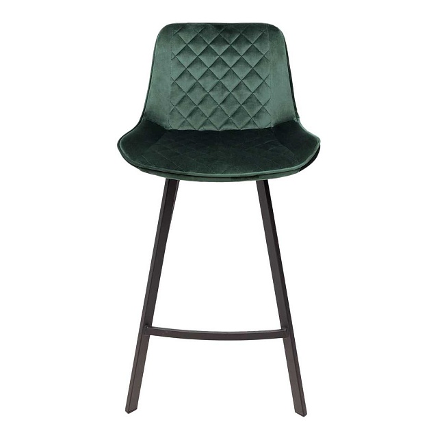 Барный стул AksHome Leros темно-зеленый, велюр 81475 изображение 5 Барный стул AksHome Leros темно-зеленый, велюр 81475 Фото № 5