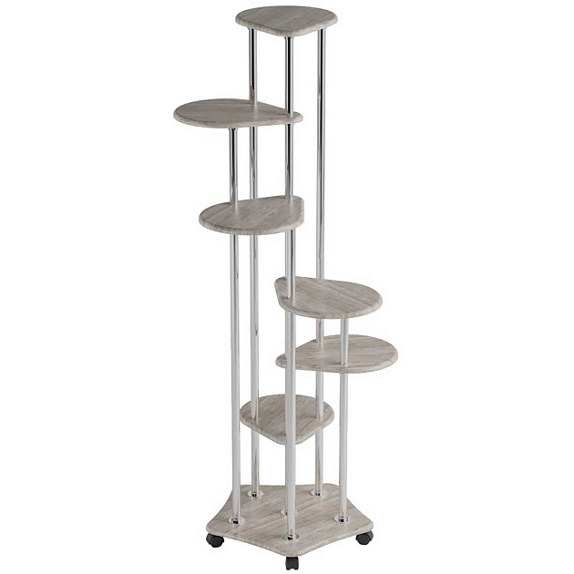 Подставка для цветов Калифорния Шестерочка дуб беленый 5508278901 Фото № 1