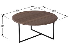 Журнальный стол Мебелик Маджоре 006353 2