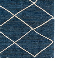 Ковер Tkano из джута темно-синего цвета с геометрическим рисунком из коллекции Ethnic, 200x300 см TK21-DR0014 3