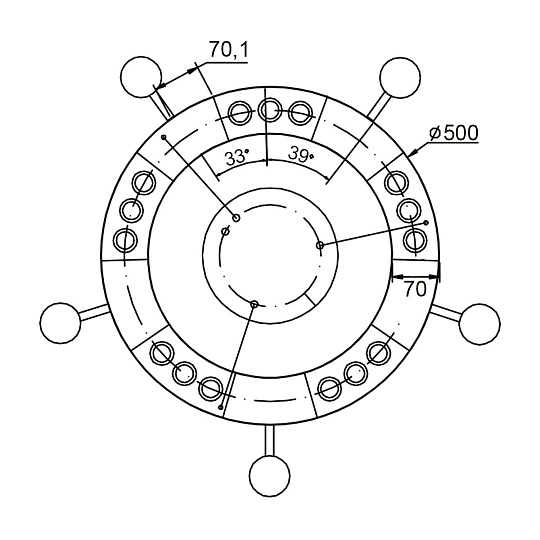 Подвесной светильник Vele Luce Octopus VL10152P05 Фото № 6