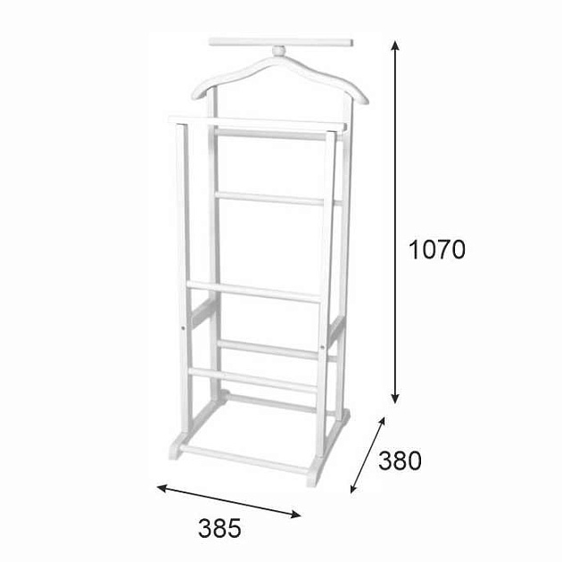 Гардеробная вешалка Мебелик В 9Н 006520 изображение 3 Гардеробная вешалка Мебелик В 9Н 006520 Фото № 3