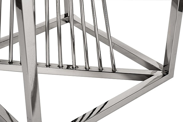 Журнальный стол Garda Decor 13RXET8082L-Silver изображение 3 Журнальный стол Garda Decor 13RXET8082L-Silver Фото № 3