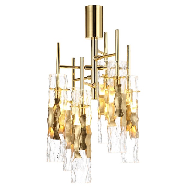 Подвесная люстра Crystal Lux Primavera PL6 Gold изображение 4 Подвесная люстра Crystal Lux Primavera PL6 Gold Фото № 4