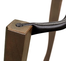 Офисный стул Sheffilton SHT-ST34/S122 платиново-серый/темный орех/черный муар 7237453401 5