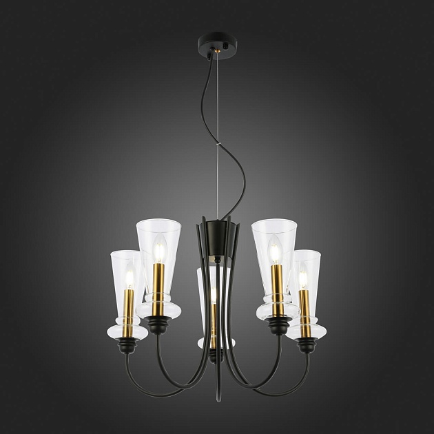 Подвесная люстра Evoluce Rammo SLE112403-05 изображение 5 Подвесная люстра Evoluce Rammo SLE112403-05 Фото № 5