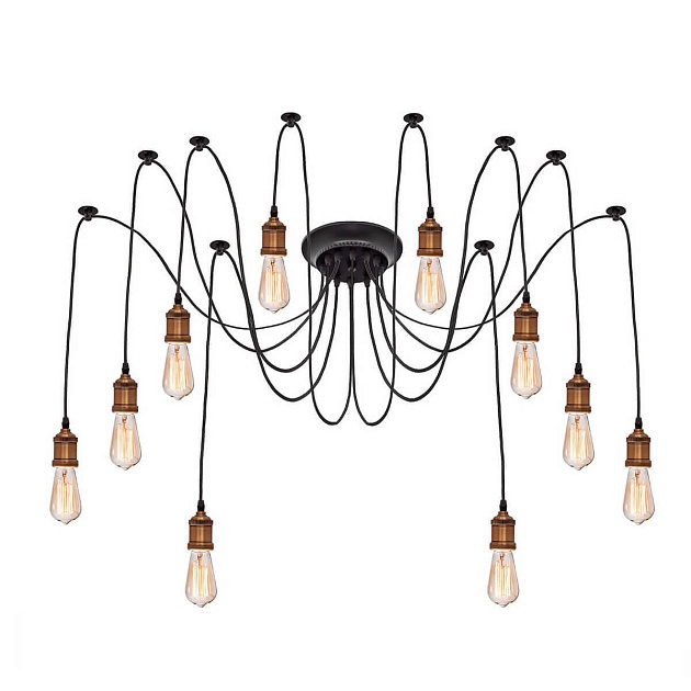 Подвесная люстра Loft IT Spider Loft1162A/10 изображение 3 Подвесная люстра Loft IT Spider Loft1162A/10 Фото № 3
