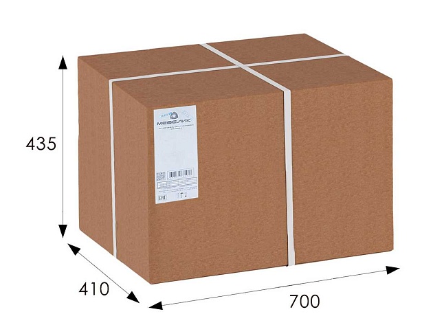 Приставной стол Мебелик Неро 002760 изображение 2 Приставной стол Мебелик Неро 002760 Фото № 2