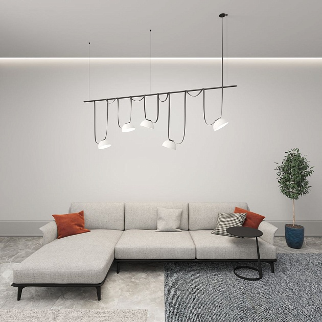 Трековый светильник Denkirs Belty Flow DK5561-WH+BK изображение 7 Трековый светильник Denkirs Belty Flow DK5561-WH+BK Фото № 7