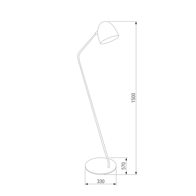 Торшер TK Lighting 5037 Soho Black Фото № 2