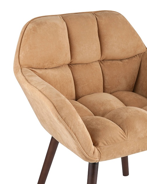 Кресло Stool Group Брайан замша бежевый BRUYNE HY-49 изображение 2 Кресло Stool Group Брайан замша бежевый BRUYNE HY-49 Фото № 2