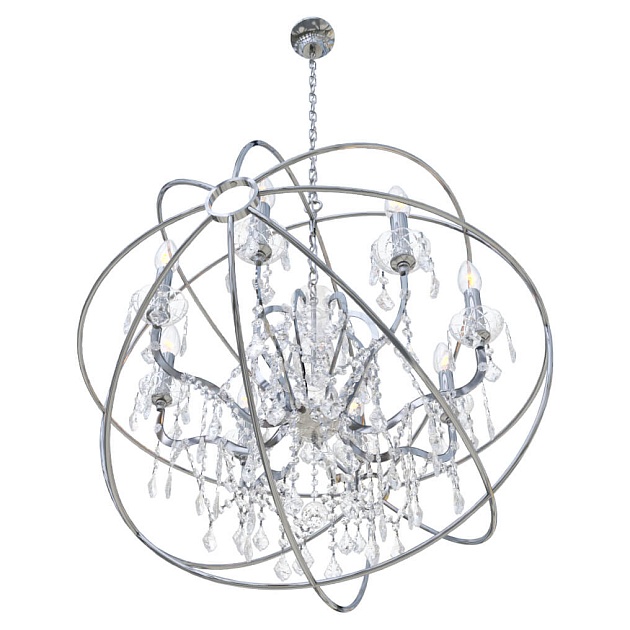 Подвесная люстра Loft IT Foucaults Orb Crystal 1896/8 изображение 2 Подвесная люстра Loft IT Foucaults Orb Crystal 1896/8 Фото № 2