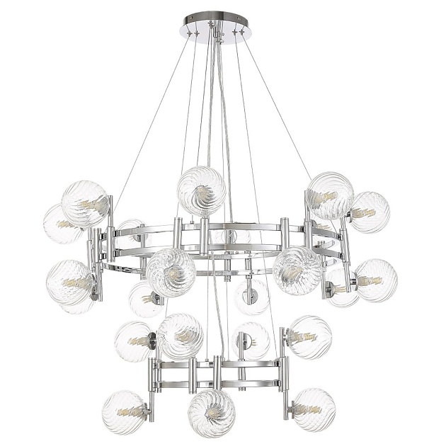 Подвесная люстра Crystal Lux Luxury SP16+8 Chrome Фото № 4