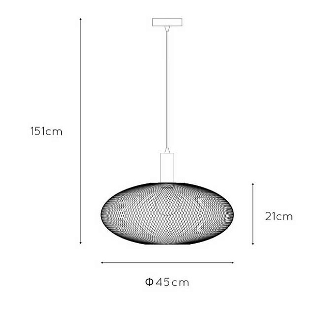Подвесной светильник Lucide Mesh 21423/45/30 Фото № 2