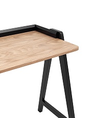 Письменный стол Stool Group Pyramid 118*53 светлое дерево/черный УТ000036012 2