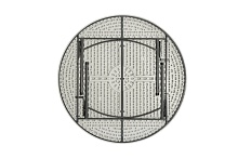 Садовый стол Stool Group Кейт D160 УТ000000598 2