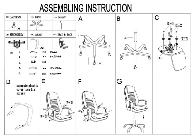 Кресло руководителя Woodville Damian 11888 изображение 2 Кресло руководителя Woodville Damian 11888 Фото № 2