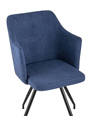 Кухонный стул Stool Group Слинг вращающийся синий шенилл DC-99005 RH309-16 3