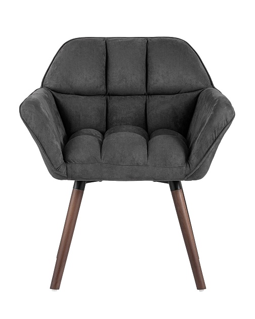 Кресло Stool Group Брайан замша темно-серый BRUYNE HY-54 Фото № 7