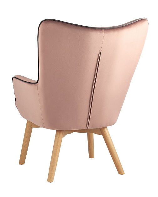 Кресло Stool Group Манго велюр розовый MANCO HLR-34 Фото № 6