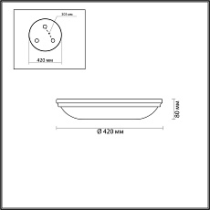 Потолочный светильник Odeon Light Walli Pelow 4956/5 4