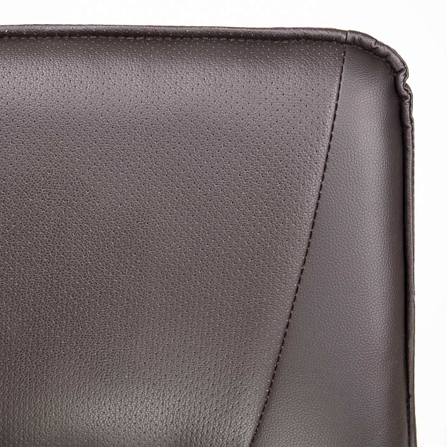 Офисный стул AksHome Oscar коричневый, экокожа, цвет каркаса черный 87599 Фото № 3