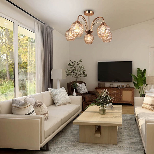 Потолочная люстра F-Promo Olimp 2541-5U изображение 7 Потолочная люстра F-Promo Olimp 2541-5U Фото № 7