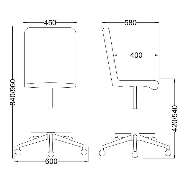 Поворотное кресло AksHome Fiji светло-серый, велюр 72573 Фото № 2