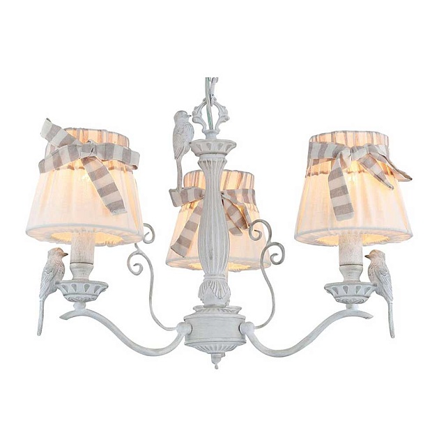 Подвесная люстра Maytoni Bird ARM013-03-W изображение 7 Подвесная люстра Maytoni Bird ARM013-03-W Фото № 7