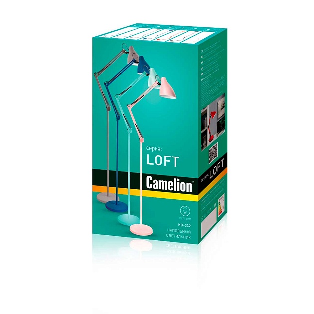 Торшер Camelion KD-332 C14 13882 Фото № 2