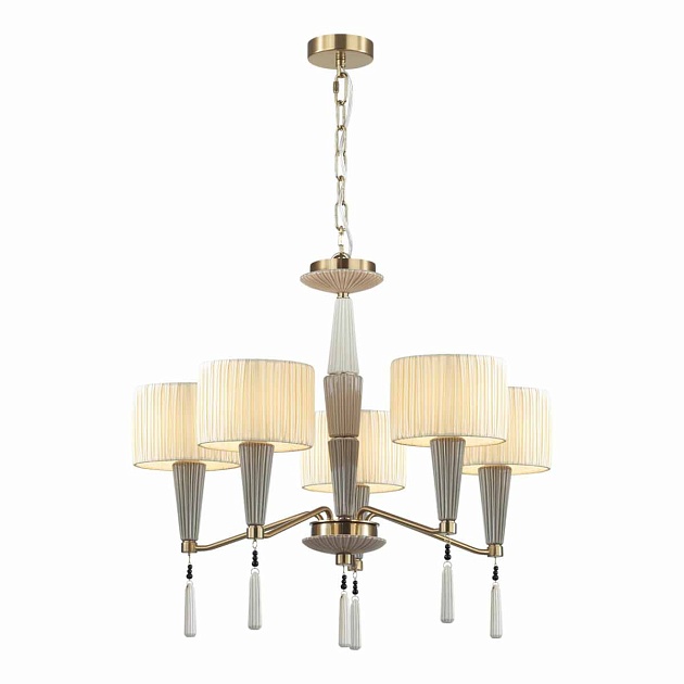 Подвесная люстра Odeon Light Exclusive Latte 5403/5 изображение 2 Подвесная люстра Odeon Light Exclusive Latte 5403/5 Фото № 2