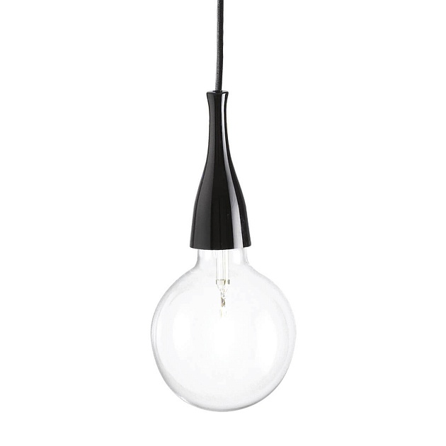 Подвесной светильник Ideal Lux Minimal SP1 Nero 009407 изображение 1 Подвесной светильник Ideal Lux Minimal SP1 Nero 009407 Фото № 1