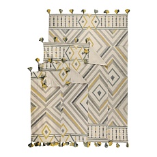 Ковер Tkano из хлопка с контрастным узором и кисточками из коллекции Ethnic, 160х230 см TK20-DR0020 5
