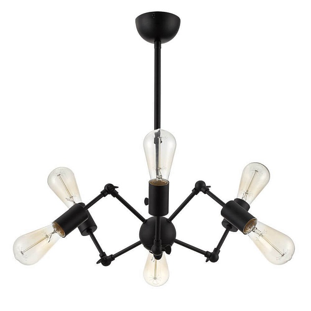 Подвесная люстра Arte Lamp A9190LM-6BK Фото № 2