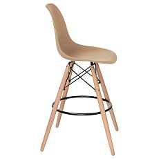 Стул барный DOBRIN DSW BAR (ножки светлый бук, цвет сиденья бежевый (GR-03)) 638GPP-LMZL DSW BAR 2