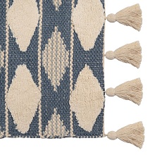 Ковер Tkano из хлопка синего цвета Argyle из коллекции Ethnic, 70х160 см TK18-DR0001 3