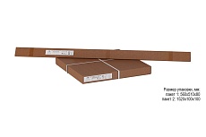 Подставка для цветов Калифорния Шестерочка орех 5508278905 2