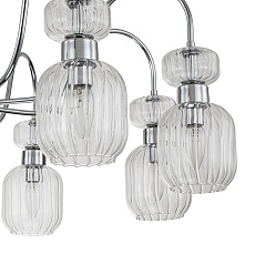 Потолочная люстра Escada Gloss 1141/8PL Chrome/Clear 1
