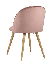 Кухонный стул Stool Group Лион Страйпс велюр розовый DC-69030G HLR-44 4