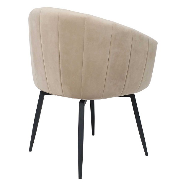 Поворотное кресло AksHome Melon бежевый велюр/черный 102945 изображение 8 Поворотное кресло AksHome Melon бежевый велюр/черный 102945 Фото № 8