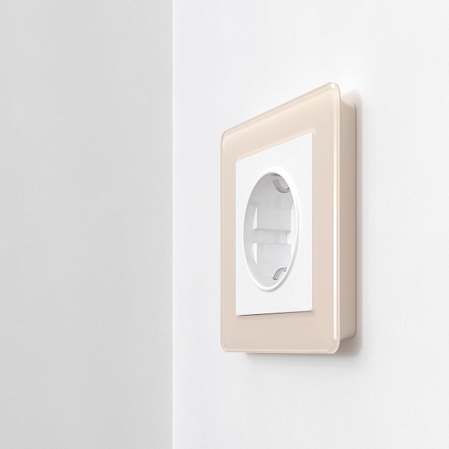 Рамка Werkel Acrylic на 1 пост айвори W0012743 4690389186271 Фото № 2