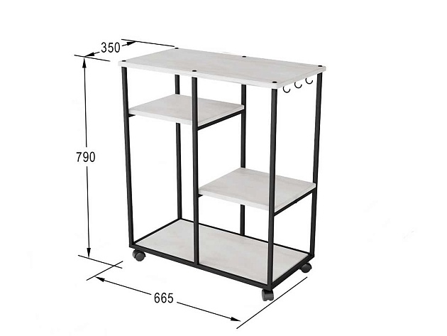 Стеллаж Мебелик Вэстри 006717 Фото № 3